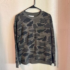 Hollister Distressed Camo Sweatshirt